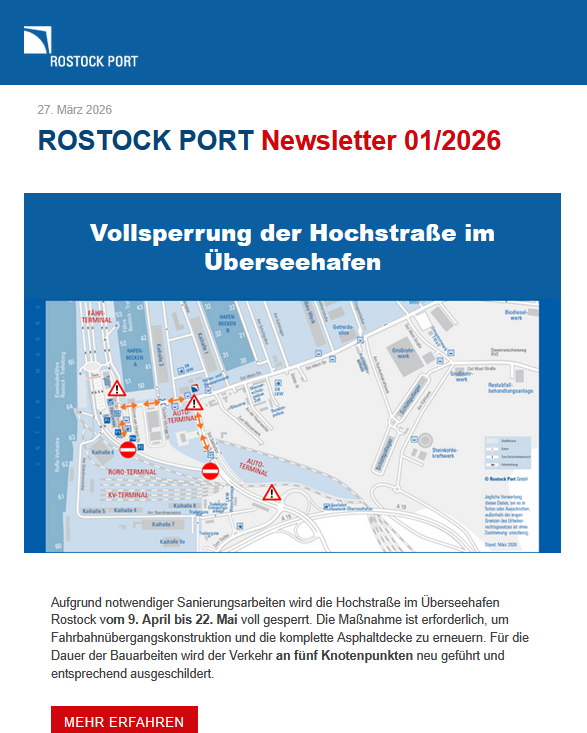 Deckblatt für den Newsletter
